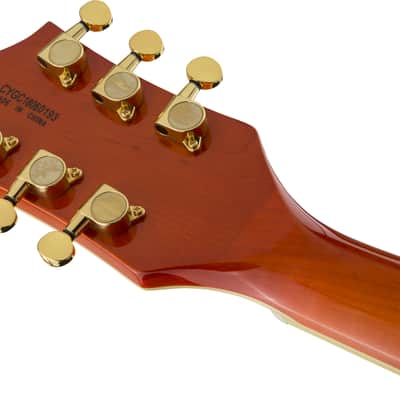 Gretsch G5655TG Electromatic Center Block Jr. Single Cutaway with Gold Hardware 2019 - 2021 Orange Stain image 4