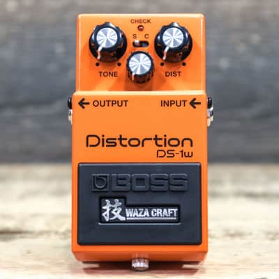 Boss DS-1W Distortion Special Edition Waza Craft 2-Mode Distortion Effect Pedal image 1
