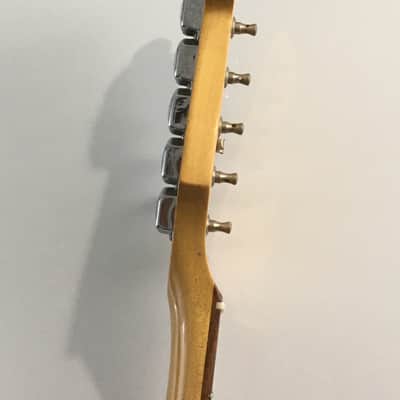Fender Strat Left Handed Lefty Amber Finish Rock Maple Neck Stratocaster Vintage 1995 Reverse Bone Nut image 5