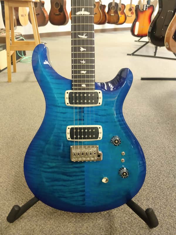 New PRS Paul Reed Smith S2 Custom 24-08 Electric Guitar - Lake Blue with PRS Premium Gigbag image 1