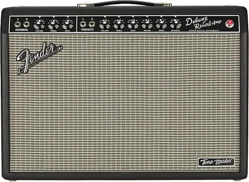 Fender Tone Master Deluxe Reverb 1 x 12-inch 100-watt Combo Amp Black, Help Support Small Business, We Ship Fast and we Care About Your Music ! image 1