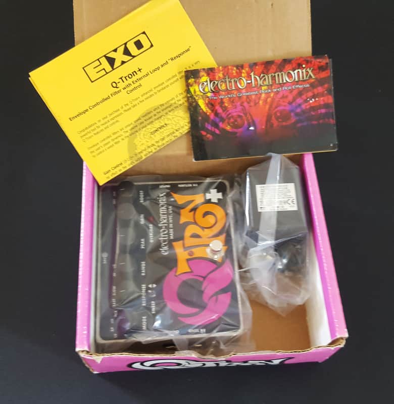 Electro-Harmonix Q-Tron Plus Envelope Filter with Effects Loop 2008 - Present - Black / Purple / Orange image 1