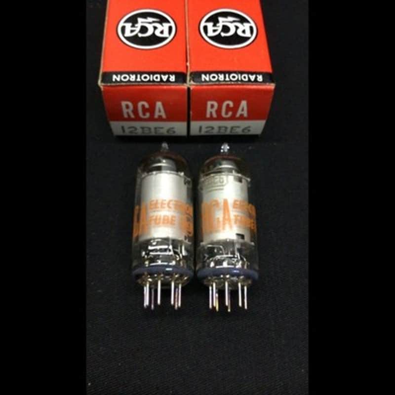 NOS NIB Pair RCA 12BE6 Vintage Radio Vacuum Tubes TESTED Mint! 9.9744 image 1