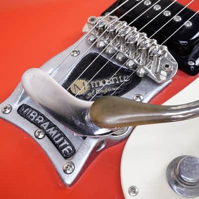 Mosrite The Ventures Model Mark I 1964 Reissue 2000s Red w/ Hard Case image 12