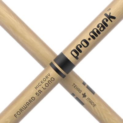 ProMark TX5ALW Classic Forward 5A Long Hickory Drumsticks with FREE Shipping image 1