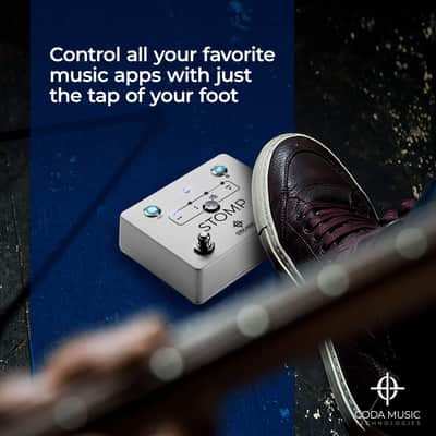 STOMP Bluetooth® 4.0 Page Turner Pedal & App Controller - Color: Black image 10
