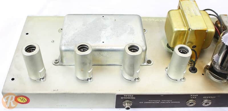Fender Tremolux 6G9-B 30-Watt 2x10" Piggyback Guitar Amp 1960 - 1963 image 10