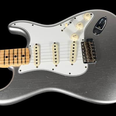 2024 Fender Stratocaster 1969 Custom Shop '69 Reissue Strat Journeyman Relic ~ Aged Fire Mist Silver image 2