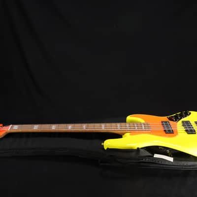 Fender MonoNeon Jazz Bass V Maple Fingerboard Neon Yellow 021 image 13