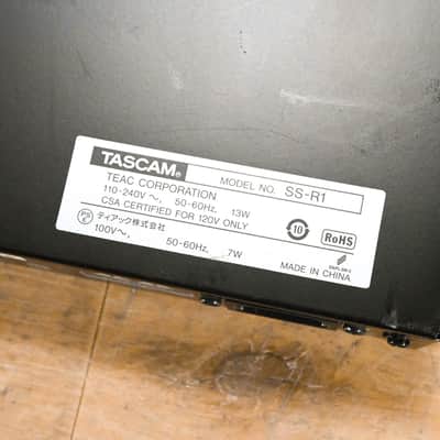 TASCAM SS-R1 Rack-Mountable Compact Solid State Recorder CG013LU image 9