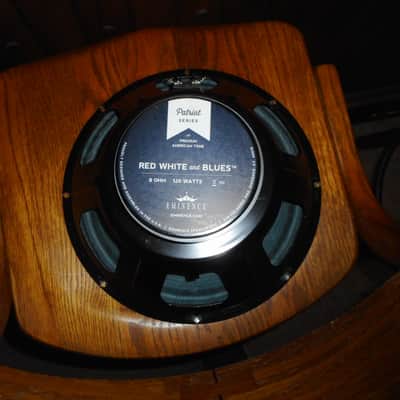 Eminence Red, White and Blues 12" 120-Watt 8 Ohm Replacement Speaker 2010s - Black image 1