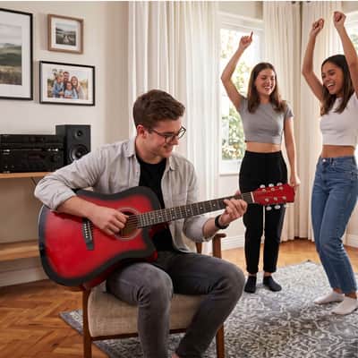 🎸Acoustic Guitar +Soft Case/Gig Bag +Tuner +Strap +Picks!🎸 image 11