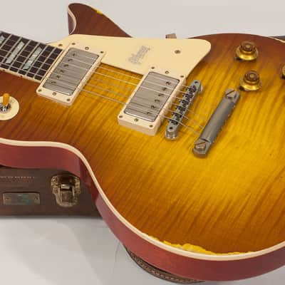 Gibson CUSTOM SHOP M2M LES PAUL STANDARD 1959 2H HT RW #982192 - HEAVY AGED SUNRISE TEA BURST 1959 image 2