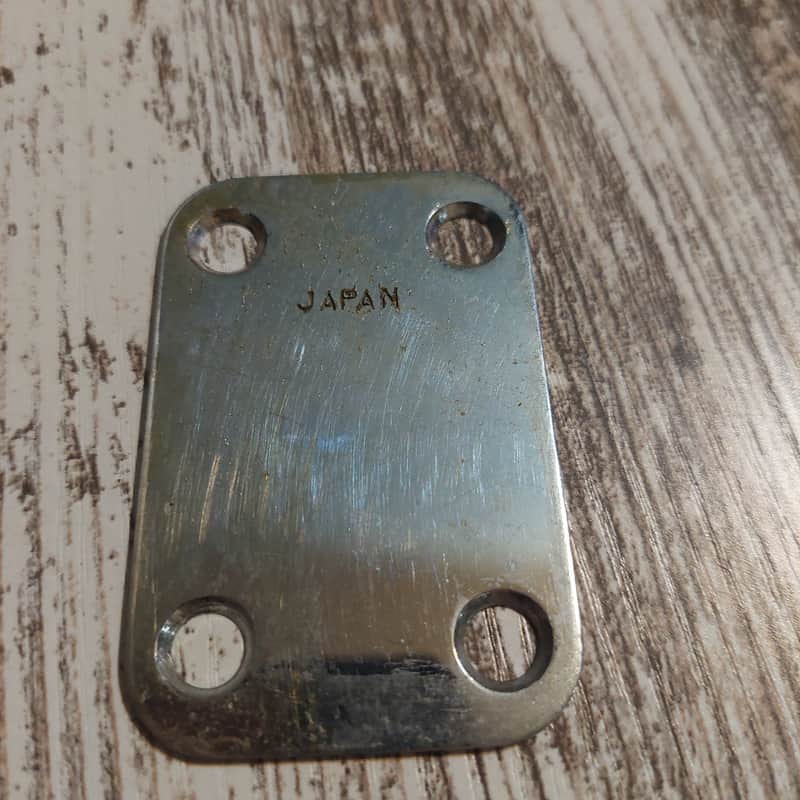 Matsumoku Japan Rectangle Style Bolt Plate (Ibanez, Greco Univox) image 1