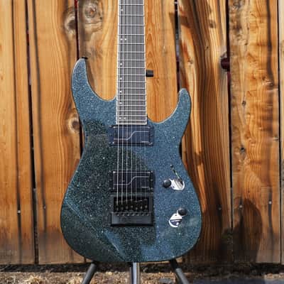ESP LTD DELUXE M-1007B Granite Sparkle 7-String 27" Baritone Guitar (2025) image 6