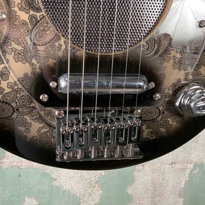 Pignose PGG-200PL Legendary Travel Guitar / Amp Combo - Black Paisley #0683 image 3