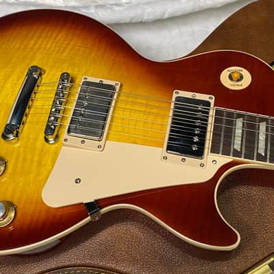 NEW! Gibson Les Paul 60's Standard Iced Tea - Authorized Dealer - Beautiful Curly Flame Maple Top - 9.35 lbs - G07289 image 2