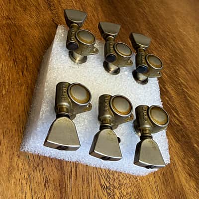 Vintage Grover Rotomatic 102 Series tuners - '74 complete & fully functional 3x3 chrome set image 9