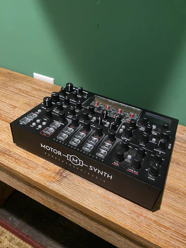 Gamechanger Audio Motor Synth Electro-Mechanical Desktop Synthesizer 2020 - 2022 - Black image 1