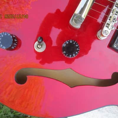 Epiphone Dot Studio 335 Guitar,  Cherry Red, Gig Bag, Mint image 7