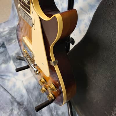 Video Demo Vintage 1973 Gibson Les Paul Deluxe Sunburst Mini Humbuckers Pro Setup New Strings Original Hardshell Case image 8