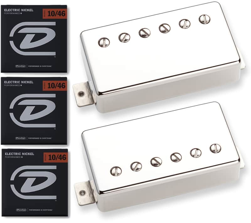 Seymour Duncan Green Magic Humbucker Nickel Set Bridge & Neck 3-Free String Sets image 1