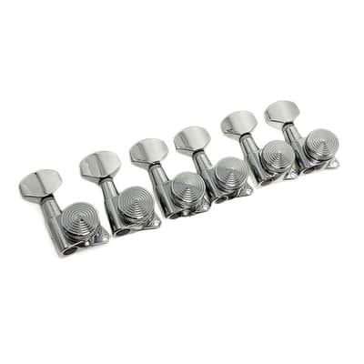 Jinho Locking Tuners JN-07SP Electric Guitar Machine Heads Tuners - Chrome - 4R 3L image 1