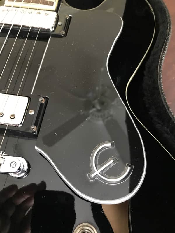 Epiphone Riviera (Peerless) 1999 Ebony | Reverb