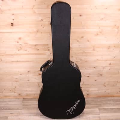Takamine EF340SC GN Solid Cedar Top / Layered Mahogany Dreadnought Acoustic-Electric Guitar Bild 14