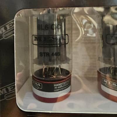 Mesa Boogie 6L6 GC STR 448 Power Tubes (Matched Pair) 2020s - Clear Glass image 3
