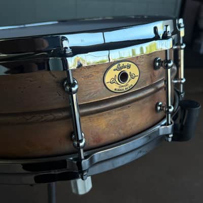 Ludwig Raw Copper Concert 5x14" Snare Drum image 3