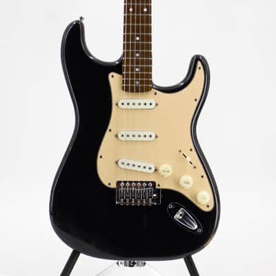 Used AS/IS Squier Affinity Stratocaster Black Electric Guitar image 1