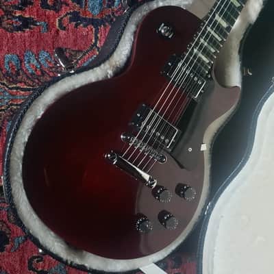 1994 Ebony Board Gibson Les Paul Studio Wine Red, Gibson Case 9.0 lbs Non-Chambered image 3