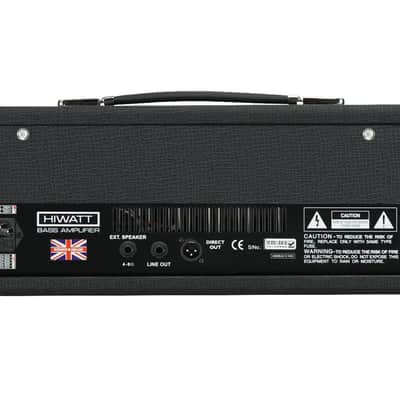 Hiwatt Bulldog 300 Bass Amplifier Head, 300 Watts, 4 Band EQ, 21.85 x 10.43 x 12.6 Inches image 2