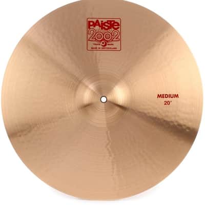 Paiste 20 inch 2002 Medium Crash Cymbal image 2