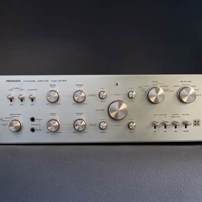 Pioneer SQ 80a Quadrophonic preamp with QM80a power amplifier set of 2 image 13