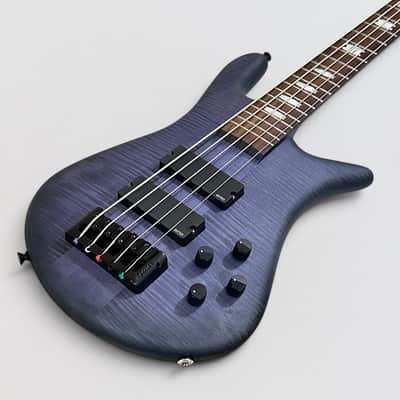 Spector Euro 5 LX 5 String Neck Through Electric Bass Guitar - Nightshade Matte image 13