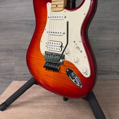 Fender Standard Stratocaster HSS Plus Top w/ Floyd Rose Cherry Guitar #2954 image 5