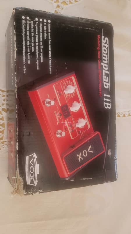 Vox SL2B StompLab IIB Modeling Bass Processor 2010s - Red image 1