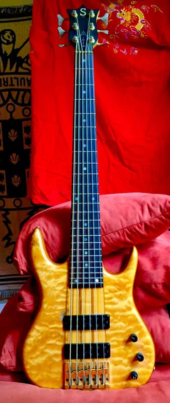 Ken Smith BT6 - 1987 - Maple/Mahagony - VINTAGE 6 String Bass image 1