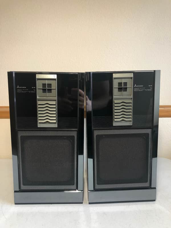Mitsubishi SS-50 Bookshelf Speakers Audiophile Vintage HiFi Stereo Frequency image 1