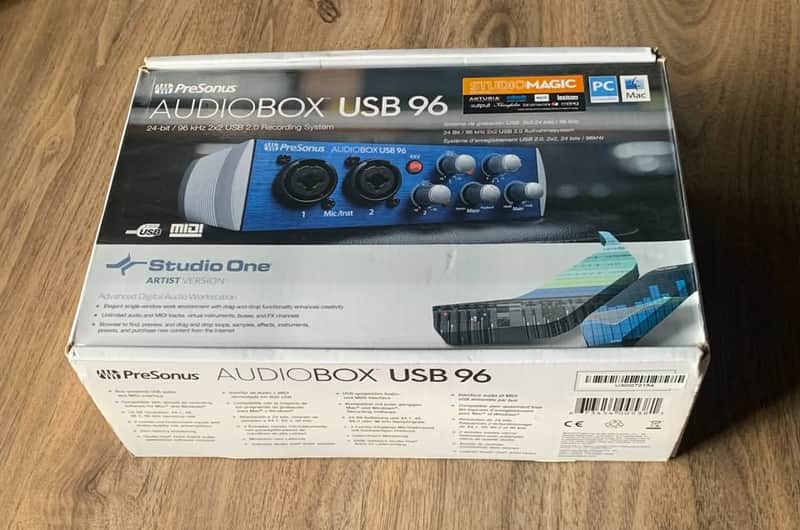 PreSonus AudioBox USB 96 Audio Interface 2010s - Blue image 1