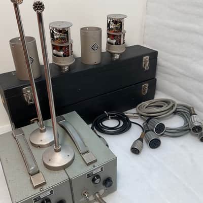 NEUMANN MM3 MATCHED #161#162 TUBE TELEUNKEN AC 701K vintage image 19