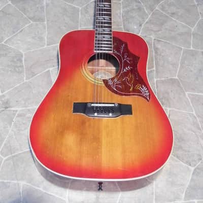 vintage CIMAR 370 12 string dreadnought Guitar pre Ibanez lawsuit miJ Japan 1970 image 1