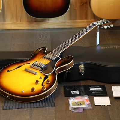 2012 Gibson Custom Shop ES-335 1959 Historic Reissue Semi-Hollow Electric Guitar Vintage Sunburst + COA OHSC image 1