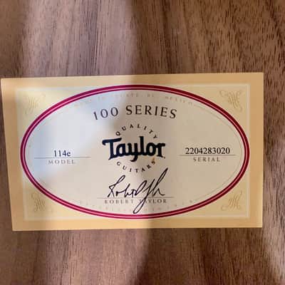 Taylor 114e Walnut with Maple Neck 2019 - Natural image 8