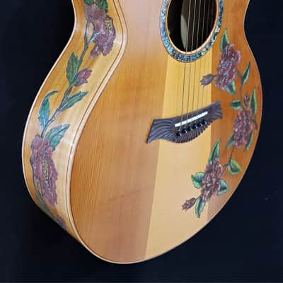 Blueberry Handmade Acoustic Guitar Grand Concert image 17