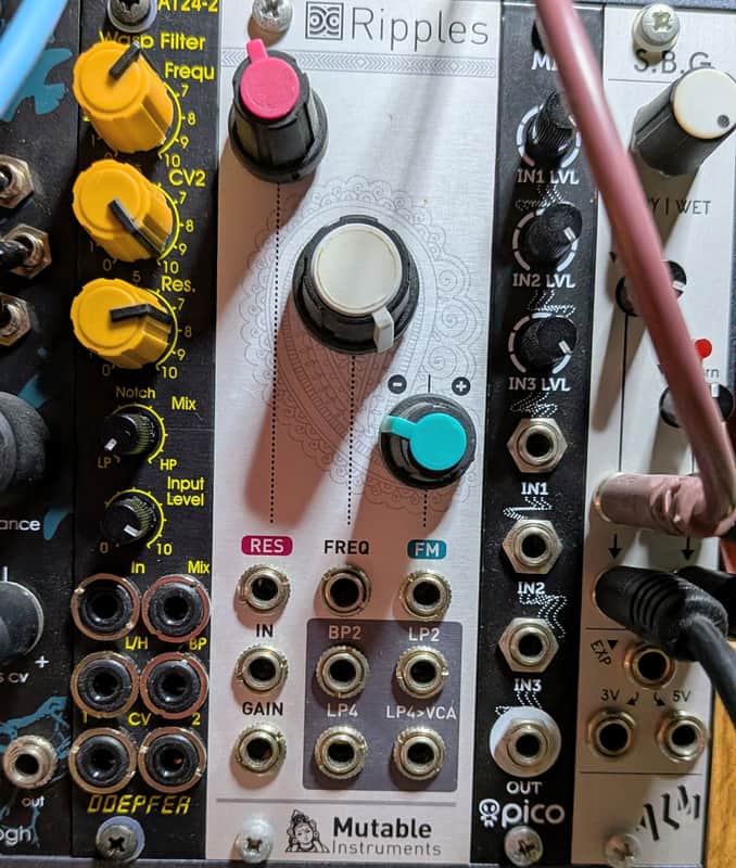 Mutable instruments Ripples 2020 ユーロラック Mutable Instruments Ripples (NEW! 2020 version) // Multimode