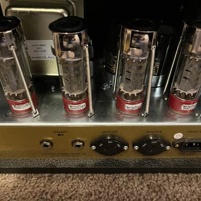 Marshall 1959HW Handwired JMP Reissue 2-Channel 100-Watt Guitar Amp Head 2005 - Present - Black image 13