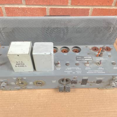 Ampex 350 Tube Mic Preamp microphone pre + 350-2U power supply PSU Vintage Rare as-is image 7